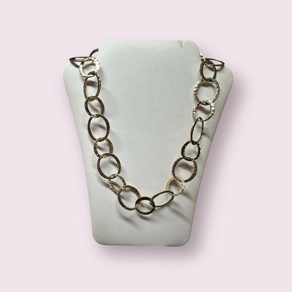 Large round chain necklace - Picture 3 of 4